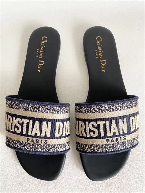 christian dior dway slides dupe|christian dior oblique slide sandals.